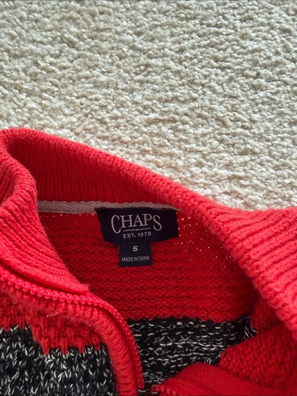 Size 5t lot of sweaters - gap, chaps and logg